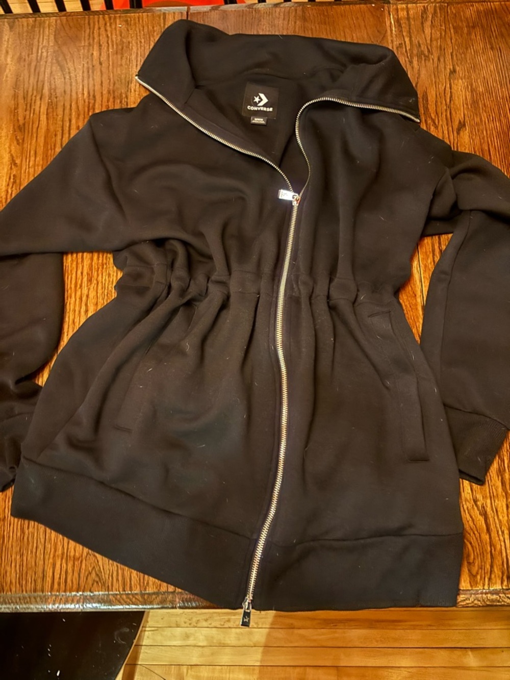 Converse Women's Black Zip-Up